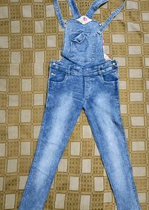 Women's Blue Denim Overalls