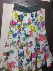 Floral maxi skirt (SIZE L TO XXL)