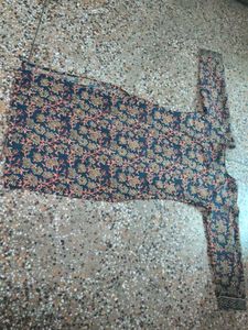 Blue Floral Print Kurta