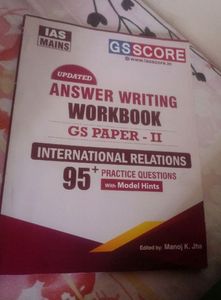 GS Score Answer Writing Workbook -