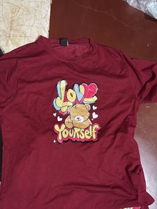 Cute Teddy Bear "Love Yourself" co-ord set