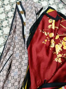 set of 2 silk scarves