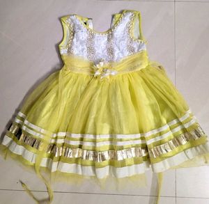 Beautiful Yellow Party Dress