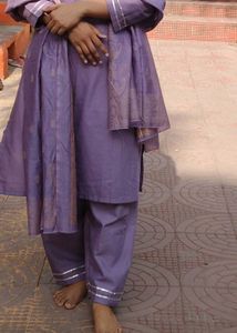 Elegant Lavender Kurta Set with Dupatta
