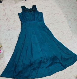 Elegant Teal Ethnic Gown never wear