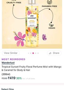 Nykaa Wanderlust Body &amp; Hair Mist