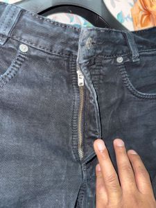 Classic Black Heavy Denim Jeans
