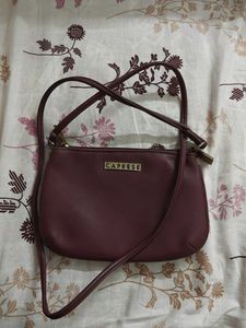 Chic Maroon Sling Bag