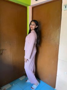 Stylish Pleated Co-ord Set
