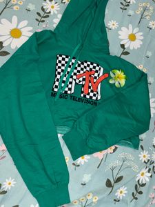 MTV Music Television Green Hoodie