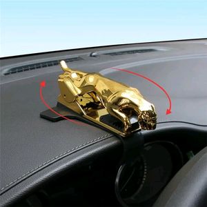 Jaguar Car Phone Holder (Golden) Pack Of 3