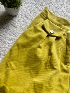 High Waisted Corduroy Pants