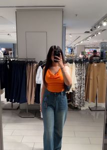 Vibrant Orange Uptownie Top