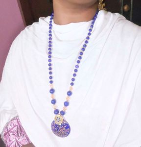 Blue Beaded Necklace