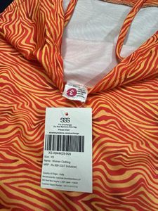 Sale - Orange Mini Dress - New