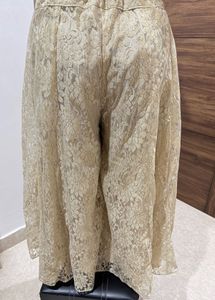 Elegant Gold Lace plazo