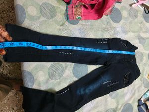 Stylish Dark Blue Jeans for 5-6 years girl