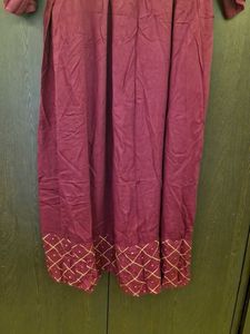 Maroon Casual Dress