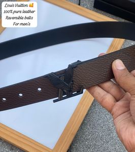 Louis Vuitton Reversible Leather Belt