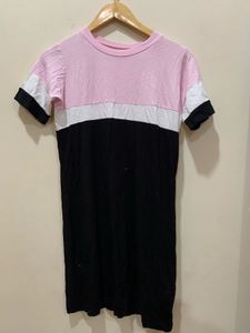 Color Block T-Shirt Dress