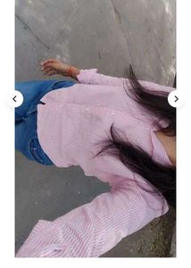 Stylish Pink Striped Kurta