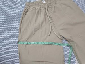 Comfortable Beige Wide-Leg Pants
