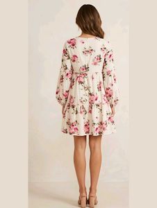 Floral Tiered Mini Dress