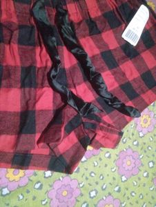 Red &amp; Black Plaid Sleep Shorts