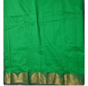 Green Kanchipuram Silk Saree