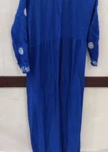 Elegant Blue Embroidered Kurta for Women