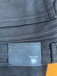 Cotton King Classic Black Denim Jeans