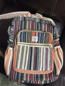 Boho Stripe Backpack