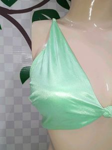 (100)Mint Green Triangle Bralette