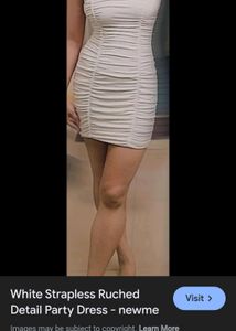 Strapless Baby Pink Dress