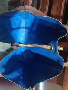 Stylish Brown Faux Leather Tote Bag