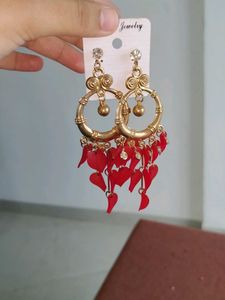 Boho Leaf Dangle Earrings