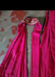 Stunning Magenta Ethnic Gown