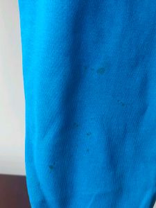 Blue Joggers with "Keep Ready!" Print