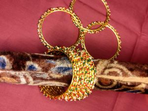 Colorful Beaded Bangles