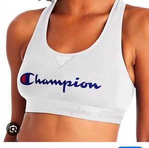 Champion White Sports Bra