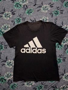 Original Adidas Black T-Shirt | Classic Logo