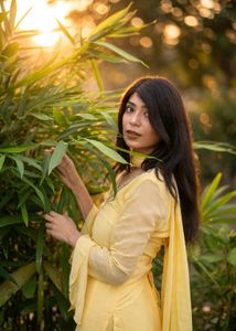Butter Yellow Bollywood Set