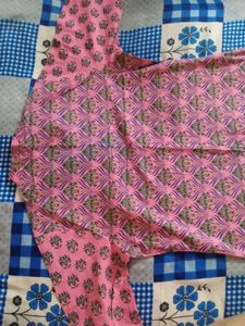 Beautiful Pink Printed Kurta