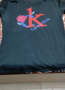 Stylish KR Embellished T-Shirt