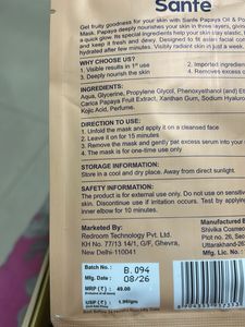 5 Sanfe Papaya Facial Mask