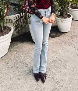 Light Wash Flare Jeans