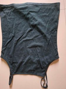 Dark Geen tan top with lace