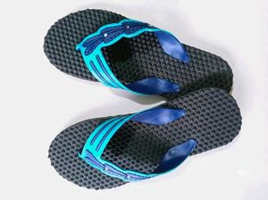 Comfortable Blue & Teal Flip-Flops