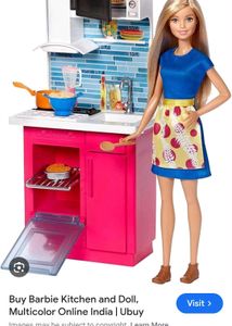 Kitchen Barbie Doll with Outfit