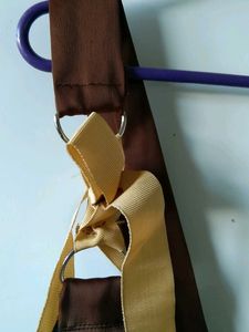 Brown Satin Blouse